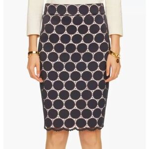 Kate Spade Lace Dot Pencil Skirt NWT - size 4